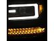 Plank Style Projector Headlights with Sequential Turn Signals; Black Housing; Clear Lens (16-18 Silverado 1500 w/ Factory HID Headlights)