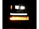 Plank Style LED Projector Headlights; Black Housing; Clear Lens (16-18 Silverado 1500 w/ Factory HID Headlights)