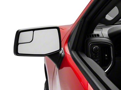 Power Heated Mirror Glass; Driver Side (19-26 Silverado 1500)