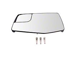 Power Heated Mirror Glass; Driver Side (19-26 Silverado 1500)