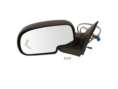 Power Heated Side Mirror; Driver Side (03-06 Silverado 1500)