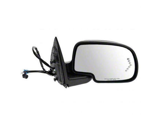 Power Heated Side Mirror; Passenger Side (03-06 Silverado 1500)