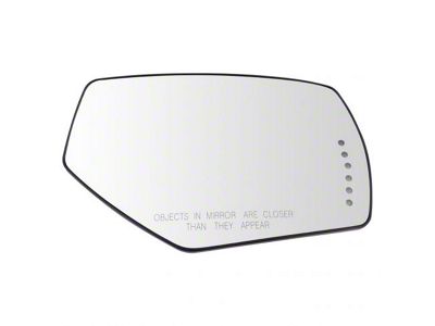 Power Heated Turn Signal Mirror Glass; Passenger Side (14-17 Silverado 1500)