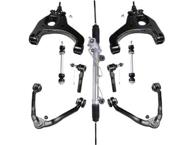 Power Steering Rack and Pinion with Front Control Arms, Sway Bar Links and Outer Tie Rods (99-06 2WD Silverado 1500)