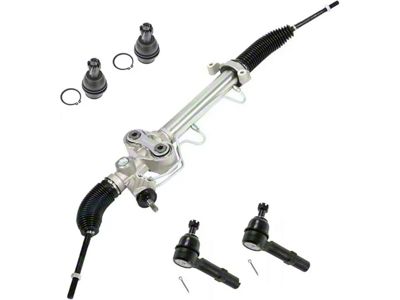 Power Steering Rack and Pinion with Lower Ball Joints and Outer Tie Rods (07-13 Silverado 1500 w/ Aluminum Control Arms)