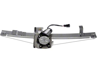 Power Window Motor and Regulator Assembly; Rear Driver Side (07-13 Silverado 1500 Extended Cab)