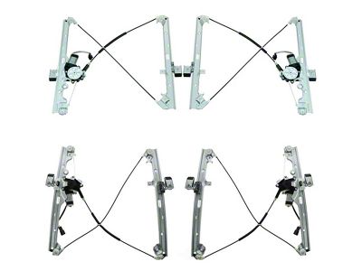 Power Window Regulators; Front and Rear (04-06 Silverado 1500 Crew Cab)