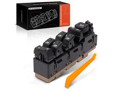 Power Window Switch; Front Driver Side (04-06 Silverado 1500 Crew Cab)