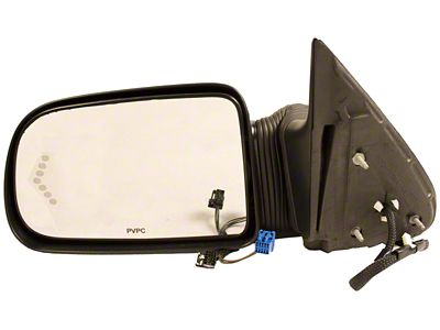 Replacement Powered Heated Extendedable Towing Mirror; Driver Side (03-06 Silverado 1500)