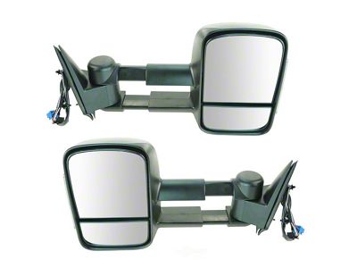Powered Heated Manual Folding Towing Mirrors with Smoked Turn Signal Lens (03-06 Silverado 1500)