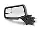 Powered Heated Memory Power Folding Mirror with Puddle Light and Spotter Glass; Textured Black; Driver Side (19-24 Silverado 1500)