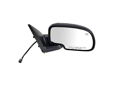 Powered Heated Mirror; Chrome; Passenger Side (99-02 Silverado 1500)