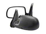 Powered Heated Mirrors; Matte Black (03-06 Silverado 1500)