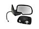 Powered Heated Mirrors with Puddle Lights; Gloss Black (03-06 Silverado 1500)