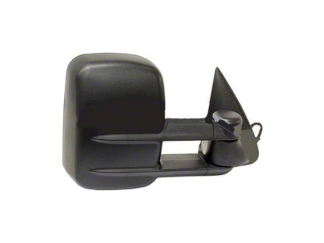 Replacement Powered Heated Towing Mirror with LED Arrow Turn Signal; Passenger Side (03-06 Silverado 1500)