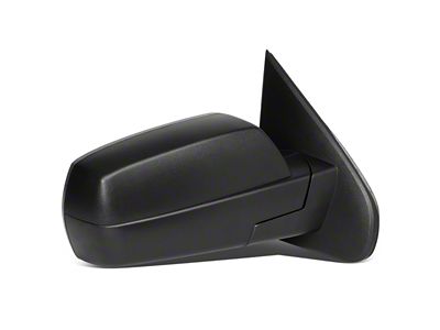 Powered Heated Towing Mirror; Passenger Side; Black (14-18 Silverado 1500)