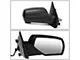 Powered Heated Towing Mirror; Passenger Side; Black (14-18 Silverado 1500)