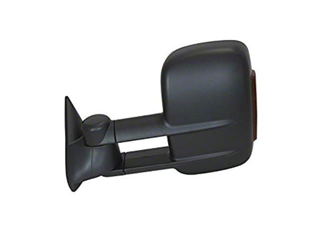 Replacement Powered Heated Towing Mirror with Turn Signal; Driver Side (03-06 Silverado 1500)