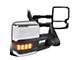 Powered Heated Towing Mirrors with Amber LED Turn Signals; Chrome (03-06 Silverado 1500)