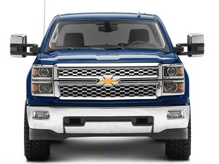 Chrome Power Heated Tow Mirrors For 07-14 Silverado Sierra 1500 – Smoked LED Signal