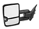 Powered Heated Towing Mirrors with Smoked LED Turn Signals; Chrome (14-18 Silverado 1500)