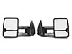 Powered Heated Towing Mirrors with Smoked Turn Signals; Black (99-06 Silverado 1500)