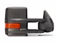 Powered Heated Towing Mirrors with Smoked Turn Signals; Black (99-06 Silverado 1500)