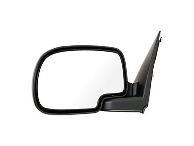 Powered Mirror; Chrome; Driver Side (99-02 Silverado 1500)