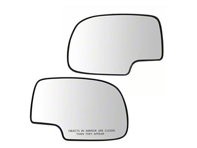 Powered Mirror Glass; Driver and Passenger Side (99-02 Silverado 1500)