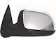 Replacement Powered Non-Heated Foldaway Side Mirror; Driver Side; Chrome Cap (99-02 Silverado 1500)