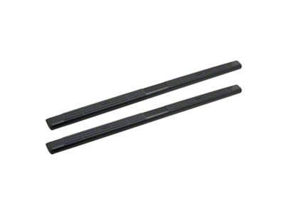 Premier 6 Oval Nerf Side Step Bars with Mounting Kit; Black (04-13 Silverado 1500 Crew Cab)