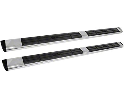 Premier 6 Oval Nerf Side Step Bars with Mounting Kit; Stainless Steel (99-13 Silverado 1500 Regular Cab)