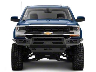 Textured Black Front Upper Bumper Cover For 2014-2015 Chevy Silverado 1500 (Unpainted, Replaces 23432482)