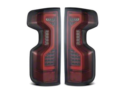 PRO-Series LED Tail Lights; Red Housing; Smoked Lens (19-24 Silverado 1500 w/ Factory LED Tail Lights)