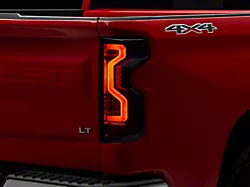 PRO-Series LED Tail Lights; Red Housing; Smoked Lens (19-23 Silverado 1500 w/ Factory Halogen Tail Lights)