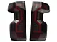PRO-Series LED Tail Lights; Red Housing; Smoked Lens (19-23 Silverado 1500 w/ Factory Halogen Tail Lights)