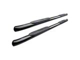 Pro Traxx 4-Inch Oval Side Step Bars; Black (19-25 Silverado 1500 Double Cab)
