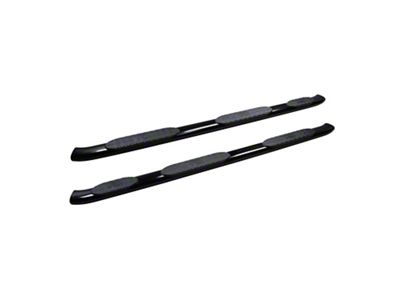 Westin Pro Traxx 5-Inch Wheel-to-Wheel Oval Side Step Bars; Black (19-25 Silverado 1500 Double Cab)
