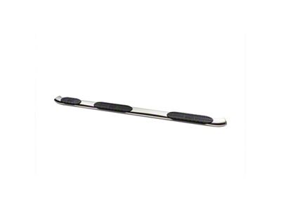 Westin Pro Traxx 5-Inch Wheel-to-Wheel Oval Side Step Bars; Stainless Steel (07-18 Silverado 1500 Crew Cab w/ 6.50-Foot Standard Box)