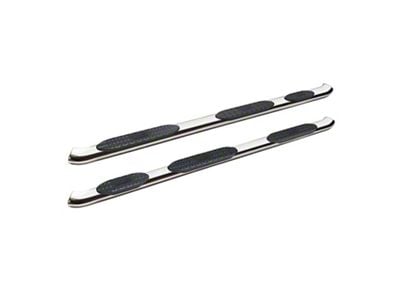 Westin Pro Traxx 5-Inch Wheel-to-Wheel Oval Side Step Bars; Stainless Steel (19-24 Silverado 1500 Double Cab)