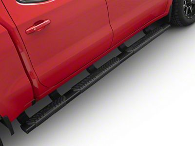 Westin R5 M-Series Wheel-to-Wheel Nerf Side Step Bars; Black (19-25 Silverado 1500 Double Cab, Crew Cab)