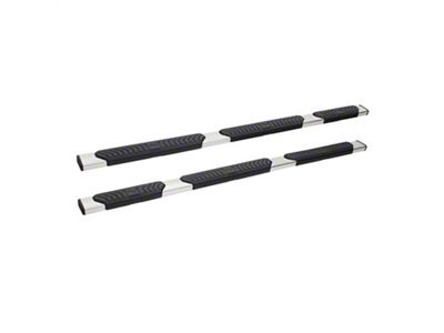 Westin R5 M-Series Wheel-to-Wheel Nerf Side Step Bars; Polished Stainless (19-24 Silverado 1500 Double Cab, Crew Cab)