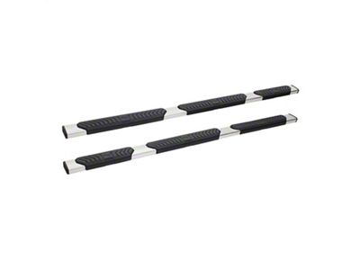 Westin R5 M-Series Wheel-to-Wheel Nerf Side Step Bars; Polished Stainless (19-25 Silverado 1500 Double Cab, Crew Cab)