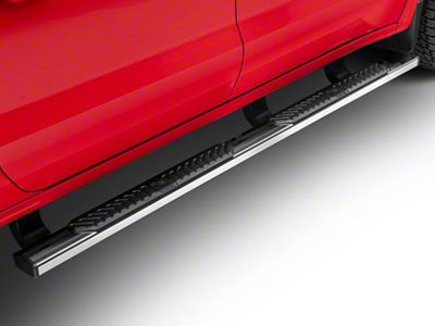 Westin R5 Nerf Side Step Bars; Stainless Steel (19-25 Silverado 1500 Crew Cab)