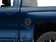 Race Style Billet Locking Fuel Door; Gloss Black (14-18 Silverado 1500)