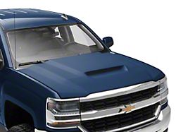 Ram Air Hood; Unpainted (16-18 Silverado 1500)