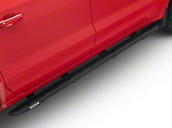 Go Rhino RB10 Slim Running Boards; Textured Black (19-26 Silverado 1500 Crew Cab)