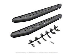 Go Rhino RB20 Running Boards; Protective Bedliner Coating (19-26 Silverado 1500 Double Cab)
