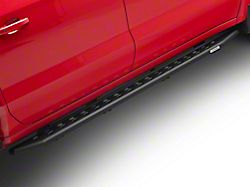 Go Rhino RB20 Slim Running Boards; Textured Black (19-24 Silverado 1500 Crew Cab)