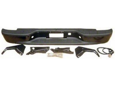 Replacement Rear Bumper; Black (99-05 Silverado 1500 Stepside)